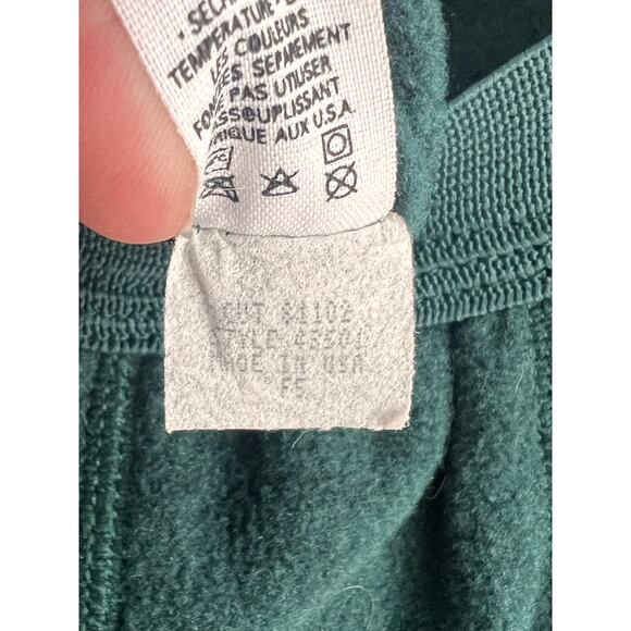 Patagonia Vintage USA Capilene Fleece Thermal Base Layer Bottom Hunter Green XL - Picture 8 of 9